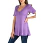 Womens 24/7 Comfort Apparel Short Sleeve Tunic - image 3