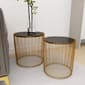 9th & Pike® Gold Metal Contemporary Accent Table - Set of 2 - image 6