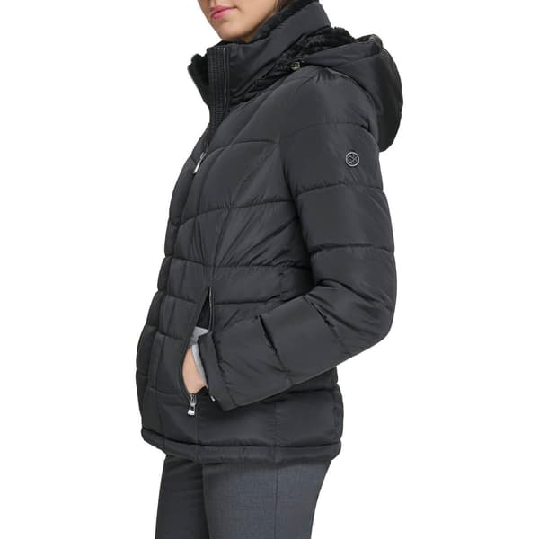 Petites Calvin Klein Short Puffer Jacket