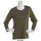 Womens Hasting &amp; Smith Long Sleeve Solid Henley Top - image 11