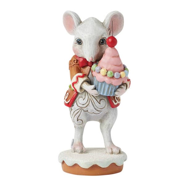 Jim Shore Gingerbread Mouse Boy Christmas Figurine - image 