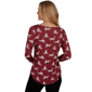 Womens Emaline Key Items 3/4 Sleeve All Over Fox Tee - image 2