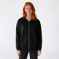 Juniors Derek Heart Fleece Oversized Drop Shoulder Zip Hoodie - image 1