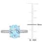 Gemstones Classics™ 14kt. White Gold Aquamarine Twist Ring - image 5