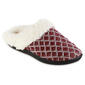 Womens Isotoner Diamond Sweater Knit Clog Slippers - image 1