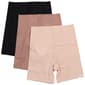 Womens Skinnygirl 3pk. Shaping Control Shorts with Bonded Edge - image 1