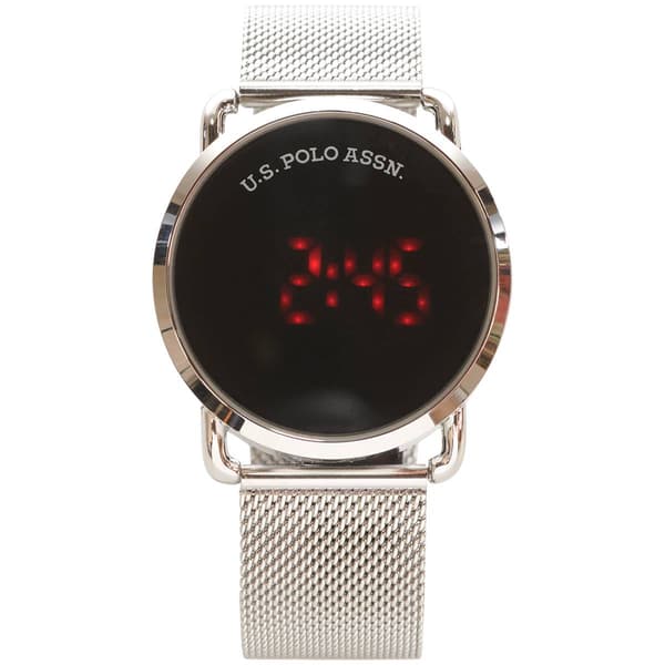 Mens U.S. Polo Assn.&#40;R&#41; LED Watch w/ Mesh Band - US3233BU - image 