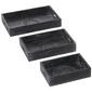 9th & Pike&#174; Black Carved Wooden Trays - Set Of 3 - image 5