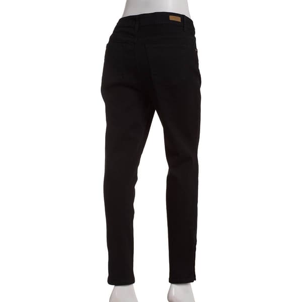 Petite Bleu Denim Skinny Jeans w/5 Gold Buttons