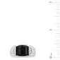 Mens Gentlemen''s Classics™ Black Onyx & CZ Sapphire Ring - image 4