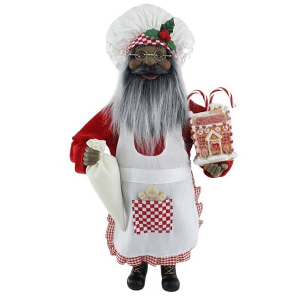 Windy Hill Santa Black Gingerbread - image 