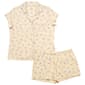 Womens Laura Ashley® Short Sleeve Tossed Ditsy Pajama Set - image 2