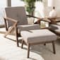 Baxton Studio Bianca Arm Chair and Ottoman Set - image 1