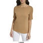 Womens Calvin Klein 3/4 Sleeve Knit Tee w/Shoulder Buttons - image 6