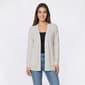 Womens 89th & Madison Long Sleeve Chevron Pocket Cardigan - image 1