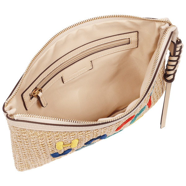 Tommy Bahama Happy Vacay Raffia Clutch