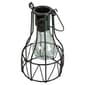 Northlight Seasonal 6.5in. Geometric Edison Outdoor Solar Lantern - image 2