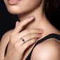 Radiant Rainbow&#8482; Diamond Infinity Engagement Ring - image 6