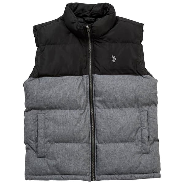 Mens U.S. Polo Assn.&#40;R&#41; Color Block Puffer Vest