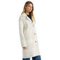 Womens NVLT Notch Collar & Patch Pockets Coatigan - Cream Plaid - image 3