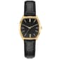 Womens Gold-Tone Black Dial Watch - 14962G-07-G02 - image 1