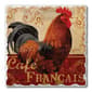 4pk. Cafe Francais Rooster Square Set - image 1