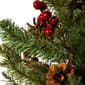 Kurt S. Adler 24in. Red Berries & Pinecones Fir Tree - image 6