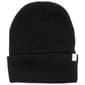 Mens Polar Extreme Basic Solid Cuffed Winter Hat - Black - image 1