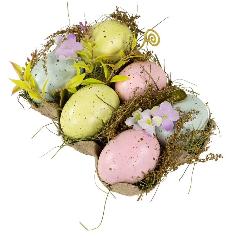 Northlight Seasonal Speckled Easter Eggs Décor - Set of 6