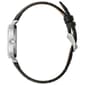 Womens Caravelle White Dial Black Leather Strap Watch - 43L216 - image 3