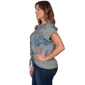 Plus Size Skye’s the Limit Key Items Cap Sleeve Floral Blouse - image 4