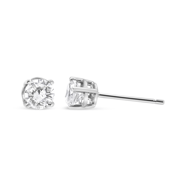Haus of Brilliance 3/4ctw Lab Grown Diamond Classic Stud Earrings