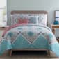 VCNY Home Windsor Reversible Medallion Multicolor Quilt Set - image 2