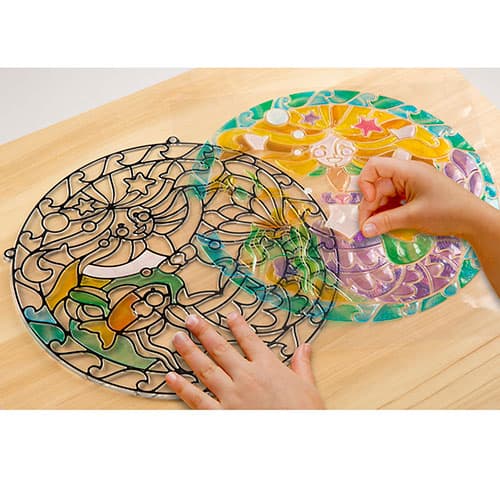 Melissa &amp; Doug® Stained Glass - Mermaid