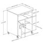 South Shore Axess Printer Stand - Black - image 3