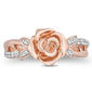 Enchanted by Disney Gold Plated Diamond Belle Ring - image 1
