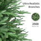 Puleo International 6.5ft. Pre-Lit Fraser Fir Slim Christmas Tree - image 5