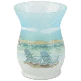 Beach Chair Glass Hurricane