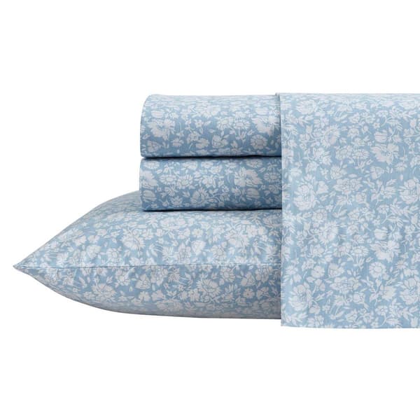 Laura Ashley Heirloom Ditzy 100% Cotton Sheet Set