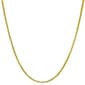 Gianni Argento 18in. Gold over Sterling Box Chain Necklace - image 1