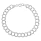 Sterling Silver Charm Link Chain Bracelet - image 1