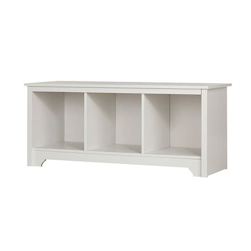 South Shore Vito Cubby Storage Bench - White