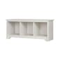 South Shore Vito Cubby Storage Bench - White - image 1