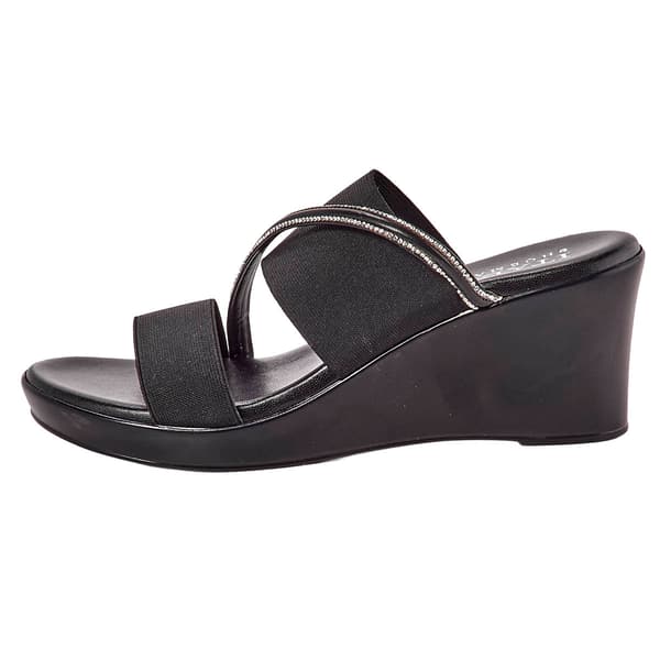 Womens Italian Shoemakers Gunner Wedge Sandals