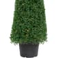 Northlight Seasonal 3ft. Pre-Lit Artificial Boxwood Topiary Tree - image 5