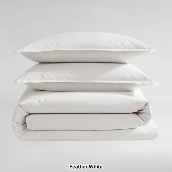 Calvin Klein Naturals Solid Cotton-Rich 3pc. Duvet Cover Set