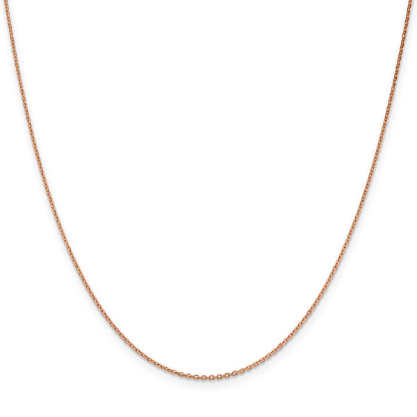 Gold Classics&#40;tm&#41; 1.4mm. Rose Gold Diamond Cut Cable Necklace - image 
