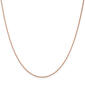 Gold Classics&#40;tm&#41; 1.4mm. Rose Gold Diamond Cut Cable Necklace - image 1