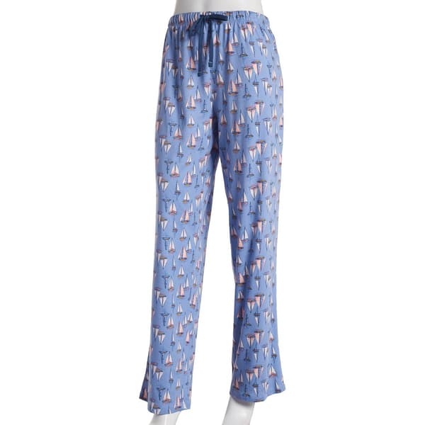 Womens Nautica Sailing Cotton Pajama Pants - image 