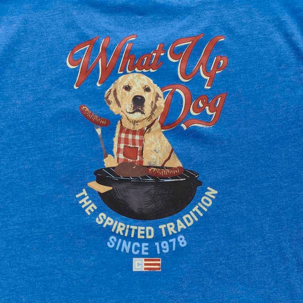 Mens Chaps Grillin Hot Dog Short Sleeve Graphic Tee
